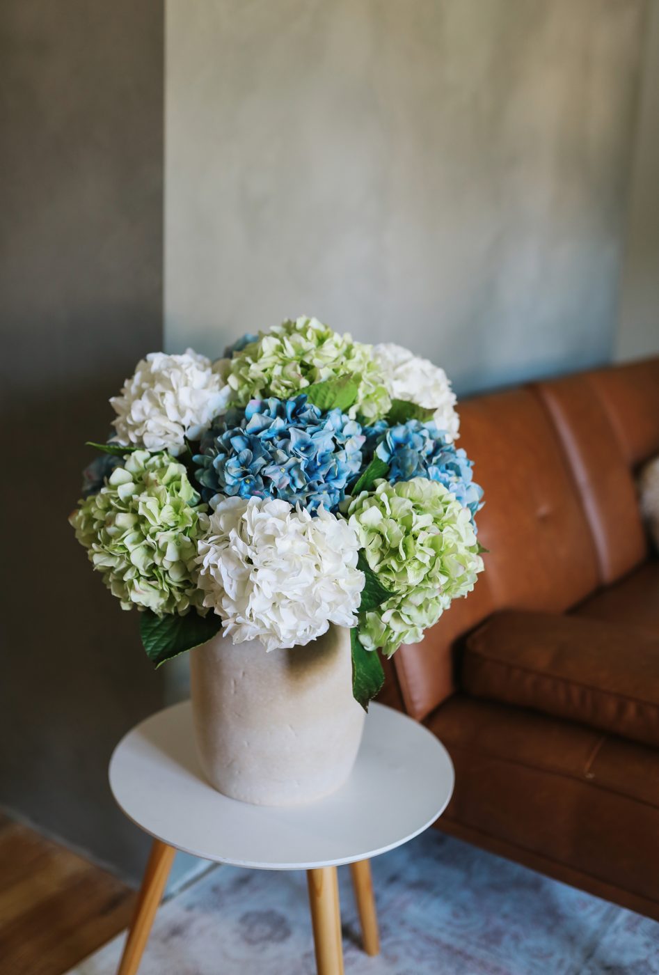 Prestige Botanicals real-touch hydrangea arrangement